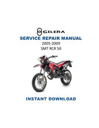 Gilera SMT RCR 50 Service Manual PDF service repair manual cover
