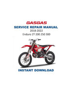 Gas Gas Enduro 2T 200 250 300 Service Manual PDF service repair manual cover