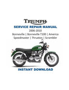 Triumph Bonneville Service Manual PDF service repair manual cover