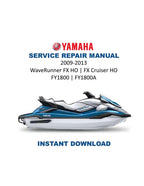 Yamaha WaveRunner FX High Output FY1800 Service Manual PDF service repair manual cover