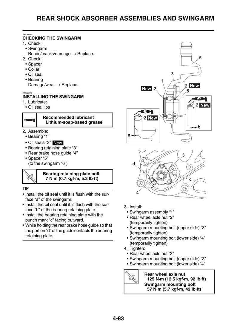 Yamaha NMAX 125 Service Manual 2021-2025 Scooter GPD125 service manual preview page 4