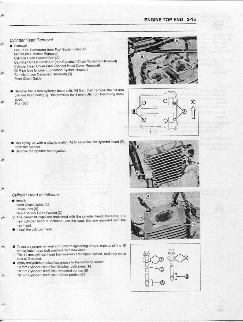 Kawasaki Super Sherpa KL250 Service Manual service manual preview page 9