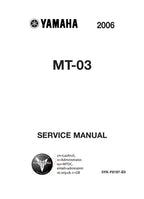Yamaha MT-03 Service Manual service manual preview page 2