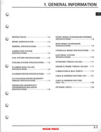Honda CRF450R Service Manual service manual preview page 10