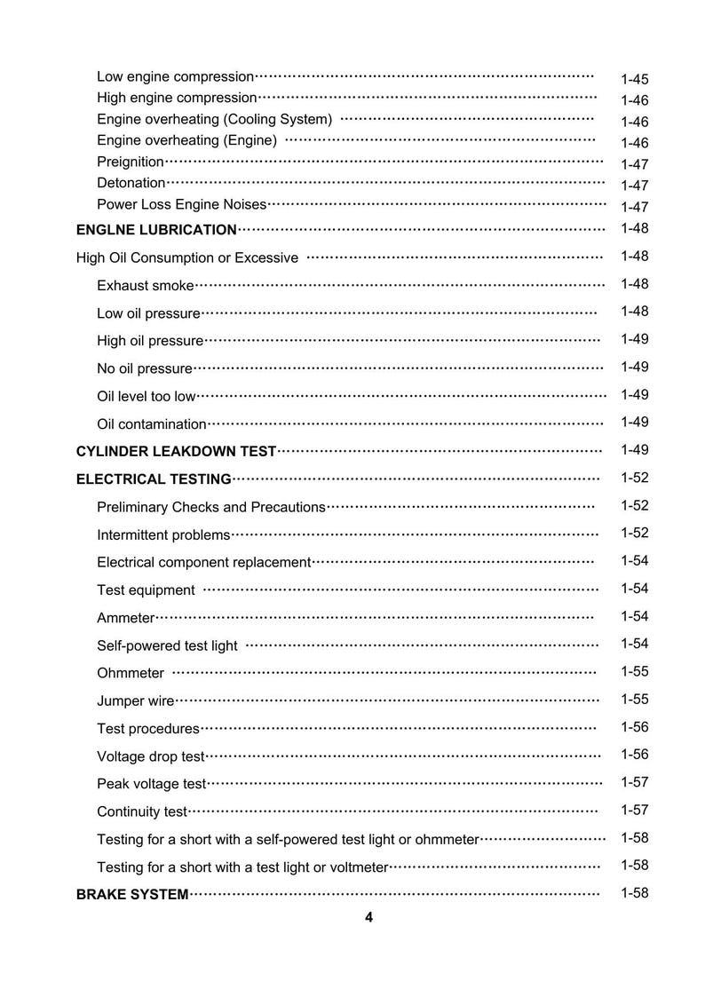 Supermach UTV 700 Service Manual service manual preview page 8