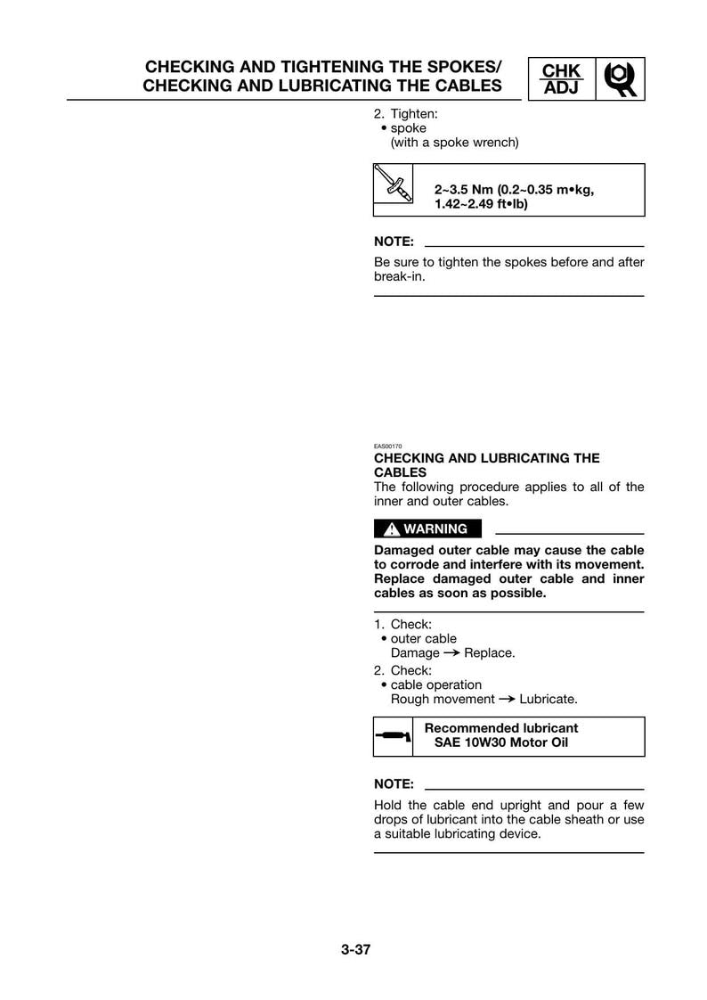 Yamaha DT125RE DT125X Service Manual service manual preview page 5