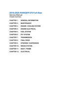 Polaris Ranger 570 Service Manual 2016-2025 Full-Size UTV service manual preview page 3
