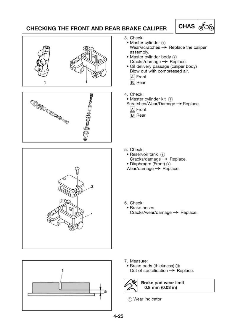 Yamaha DT125RE DT125X Service Manual service manual preview page 6