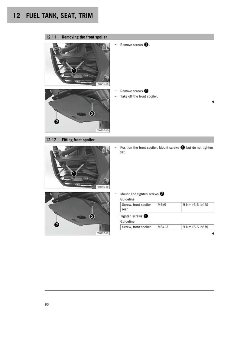 KTM 390 Duke Service Repair Manual 2017-2021 Motorcycle service manual preview page 4