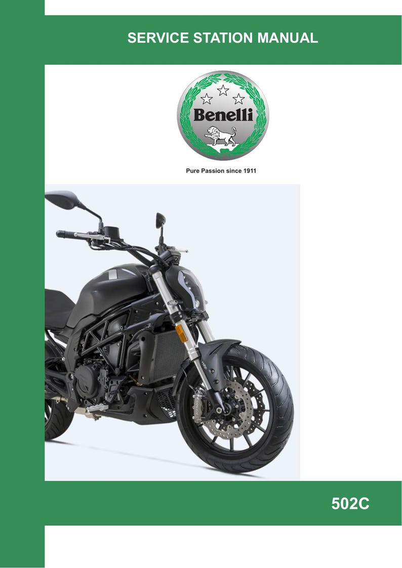 Benelli 502C Service Manual service manual preview page 2