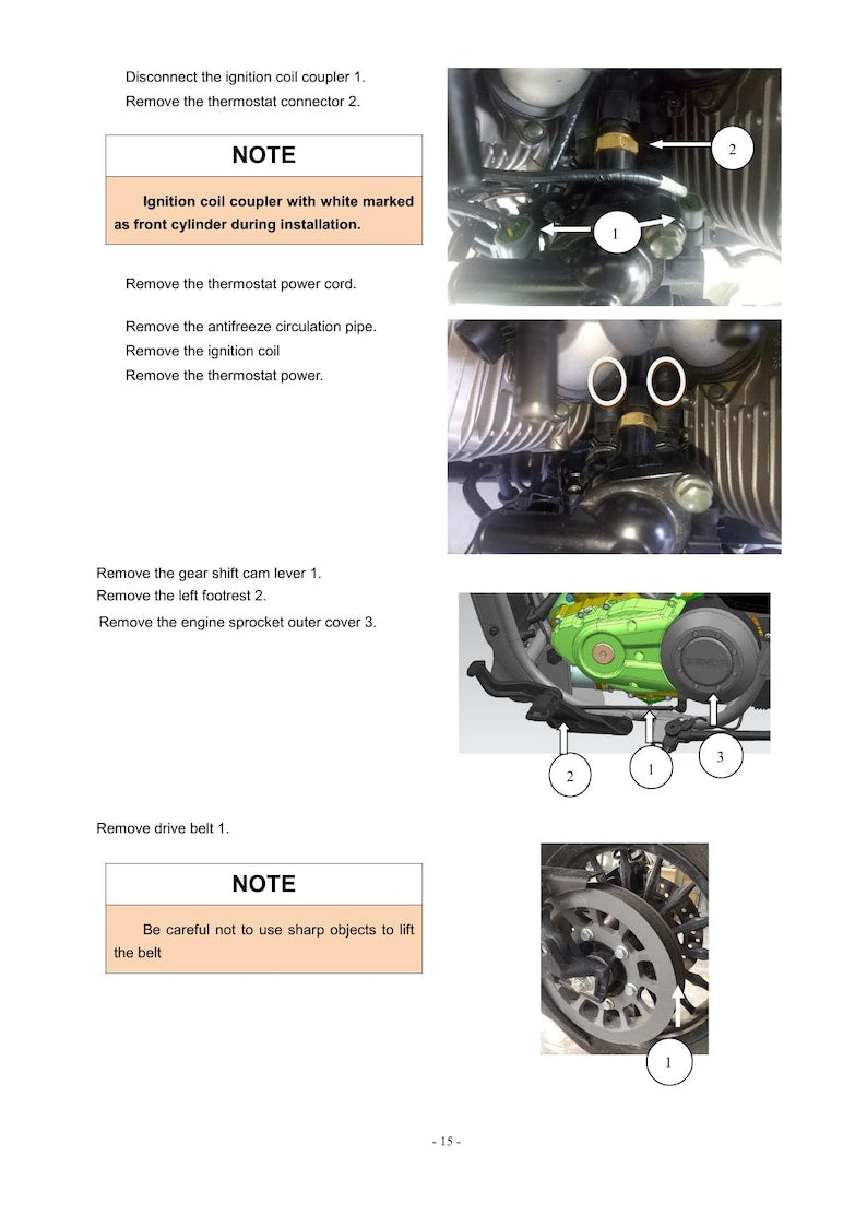 Benelli V302C Service Manual service manual preview page 4