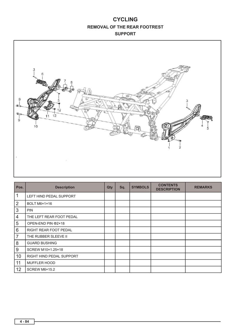 Benelli 502C Service Manual service manual preview page 5