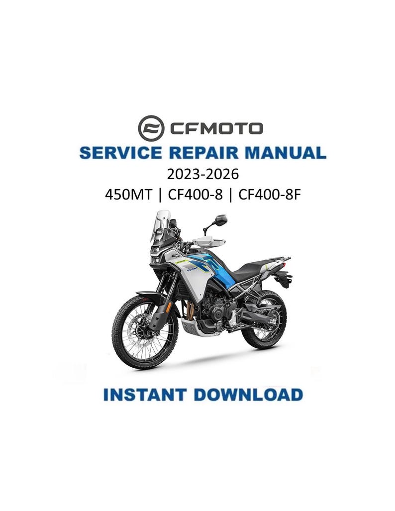CFMoto 450MT Service Manual PDF service repair manual cover