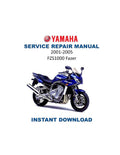 Yamaha FZS1000 Fazer Service Manual PDF service repair manual cover
