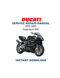 Ducati Supersport 900 Service Manual PDF service repair manual cover