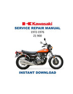 Kawasaki Z1 900 Service Manual PDF service repair manual cover