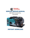 Cummins Onan BGE NHE Emerald Plus RV Generator Service Manual 1994-1998 Generator PDF service repair manual cover