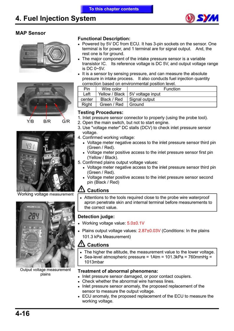 SYM Maxsym 400i Service Manual service manual preview page 7