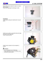SYM HD125 HD200 Motorcycle Service Manual 2000-2004 Repair service manual preview page 7