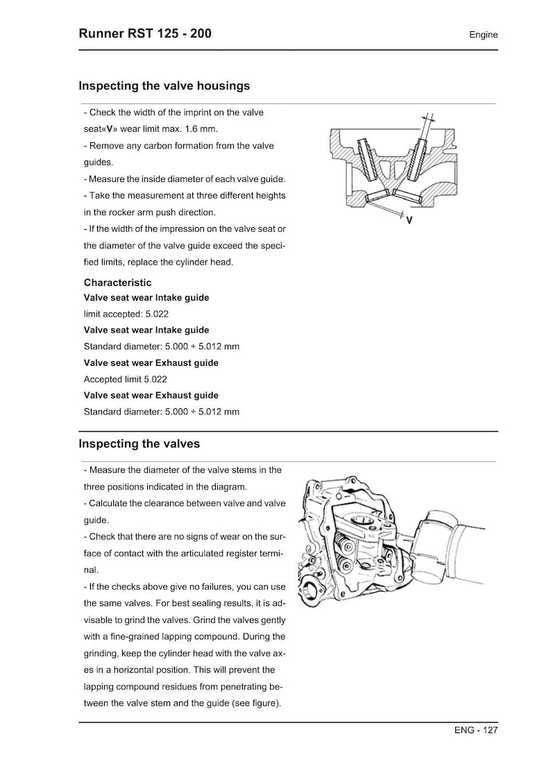 Piaggio Gilera Runner RST 125 200 Service Manual 2007-2011 Scooter service manual preview page 7