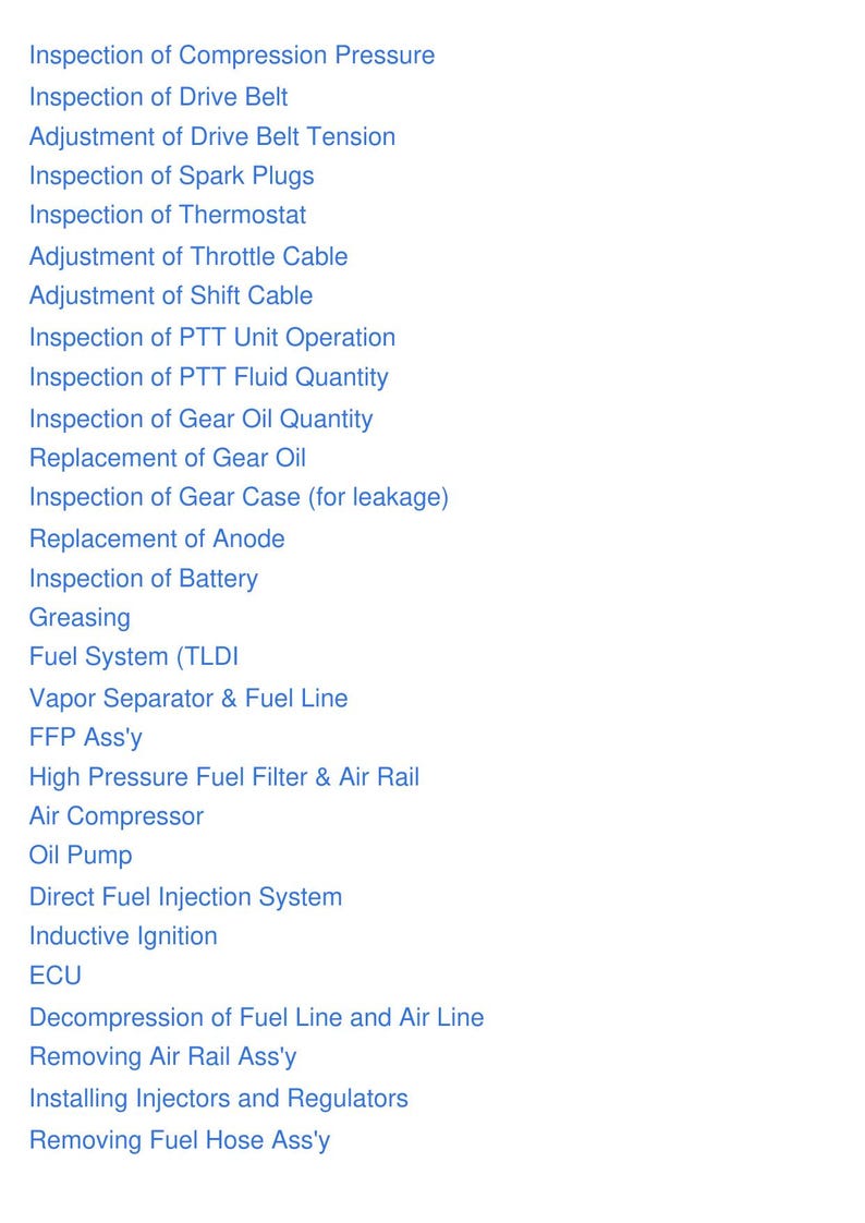 Tohatsu TLDI MD 115A Service Manual service manual preview page 7