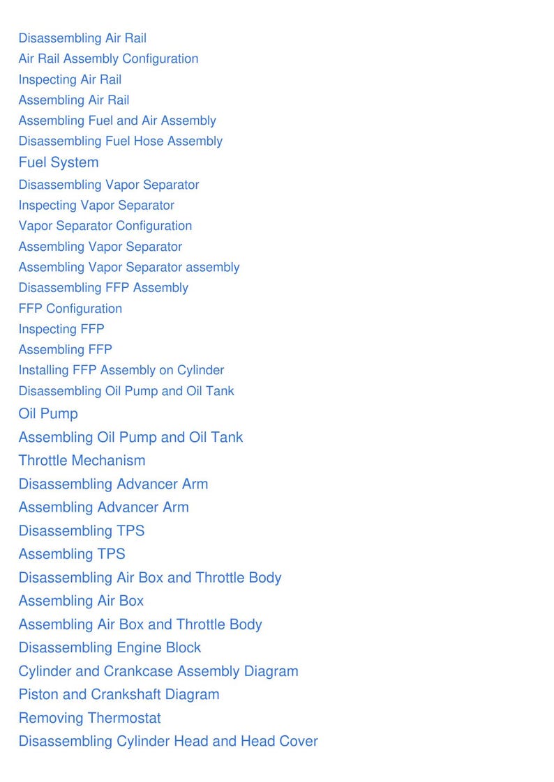Tohatsu TLDI 40 50 HP Service Manual 2000-2004 Outboard service manual preview page 9