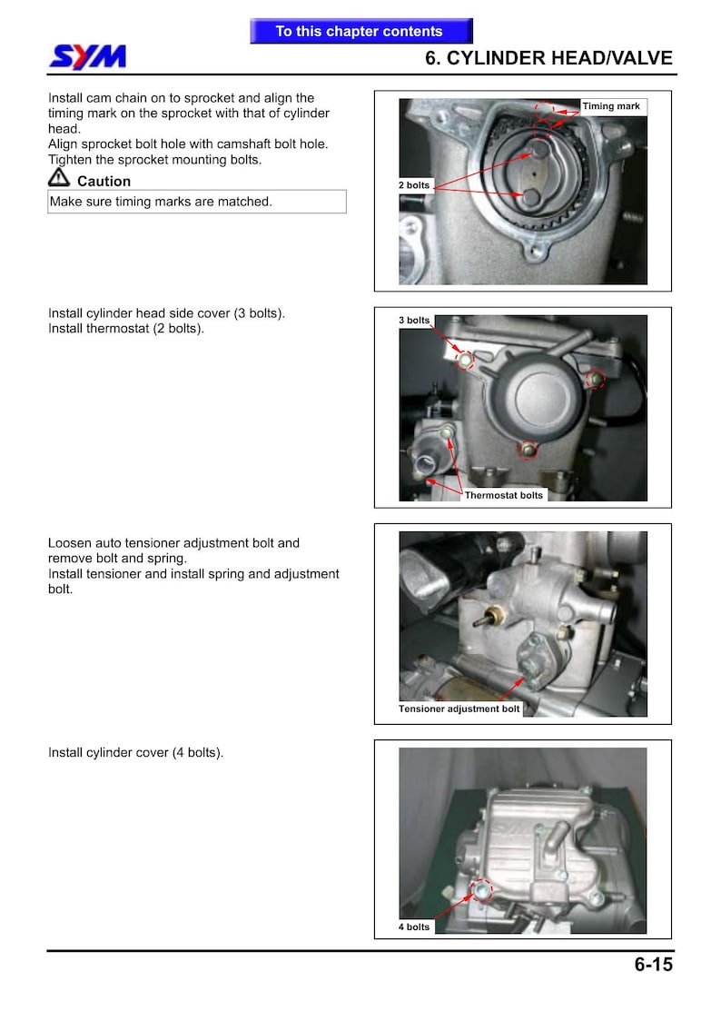 SYM Quad Lander 250 Service Manual 2003-2007 ATV UA25A service manual preview page 10
