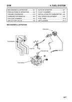SYM Symphony 150 Service Manual 2005-2009 Motorcycle service manual preview page 6