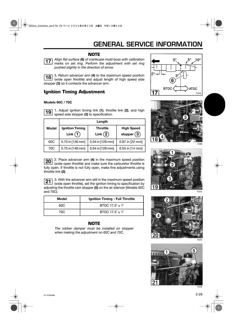 Tohatsu M 40 50 60 70 80 90 115 140 HP Outboard Service Manual service manual preview page 4