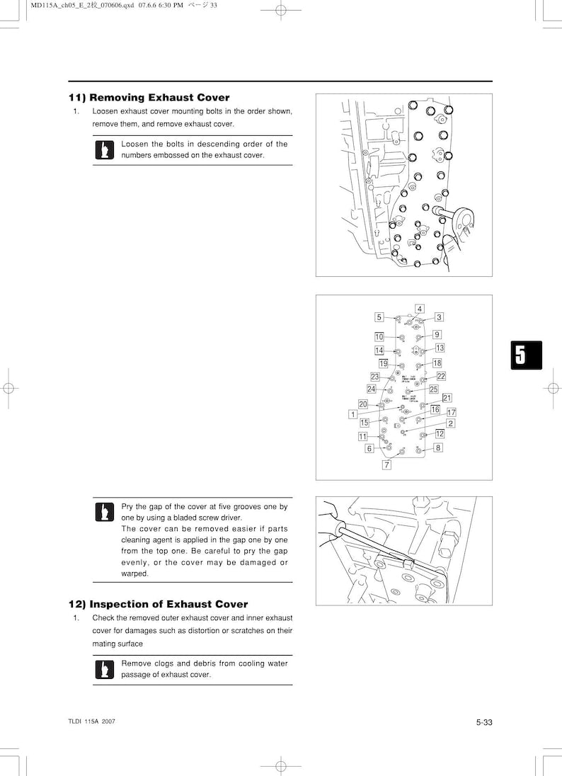 Tohatsu TLDI MD 115A Service Manual service manual preview page 2