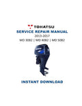 Tohatsu MD 30B2 40B2 50B2 Service Manual PDF service repair manual cover