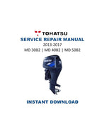Tohatsu MD 30B2 40B2 50B2 Service Manual PDF service repair manual cover