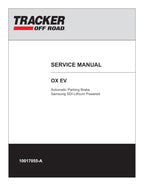 Tracker Offroad OX EV Service Manual service manual preview page 2