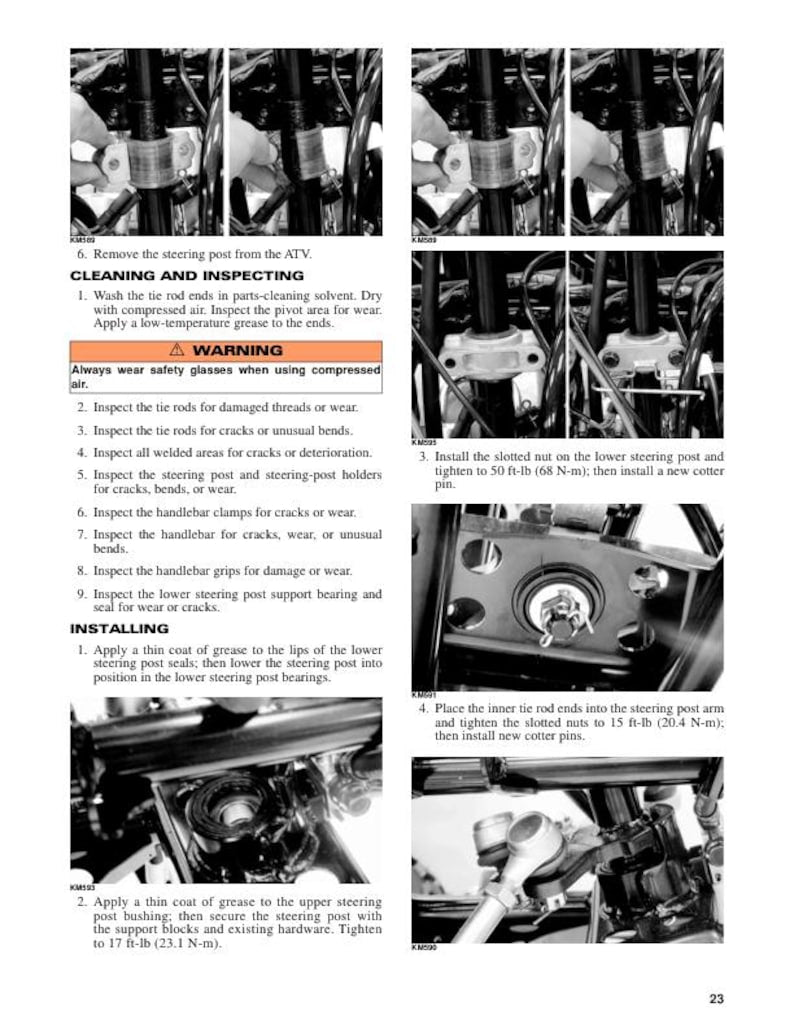 Tracker Offroad 300 ATV Service Manual service manual preview page 7