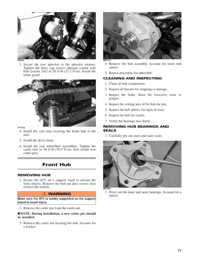 Tracker Offroad 90 ATV Service Manual service manual preview page 9