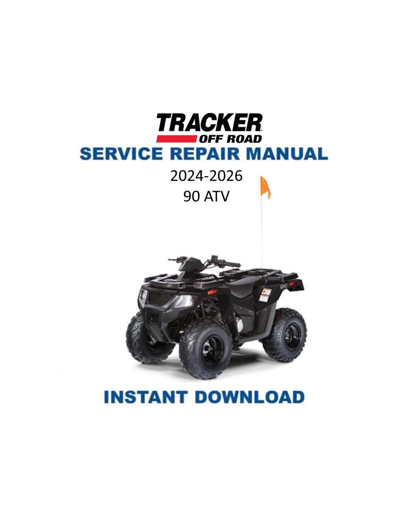 Tracker Offroad 90 ATV Service Manual PDF service repair manual cover