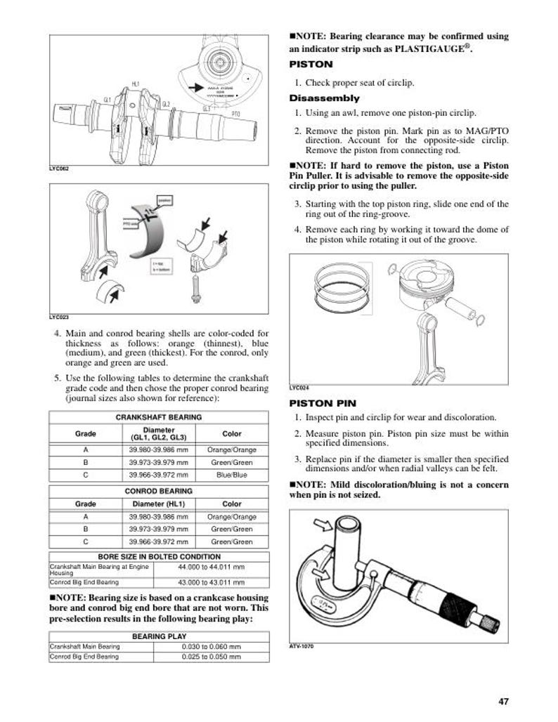 Tracker Offroad 600 ATV Service Manual service manual preview page 4