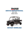Tracker Offroad 800 CREW UTV Service Manual PDF service repair manual cover