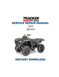 Tracker Offroad 600 ATV Service Manual PDF service repair manual cover