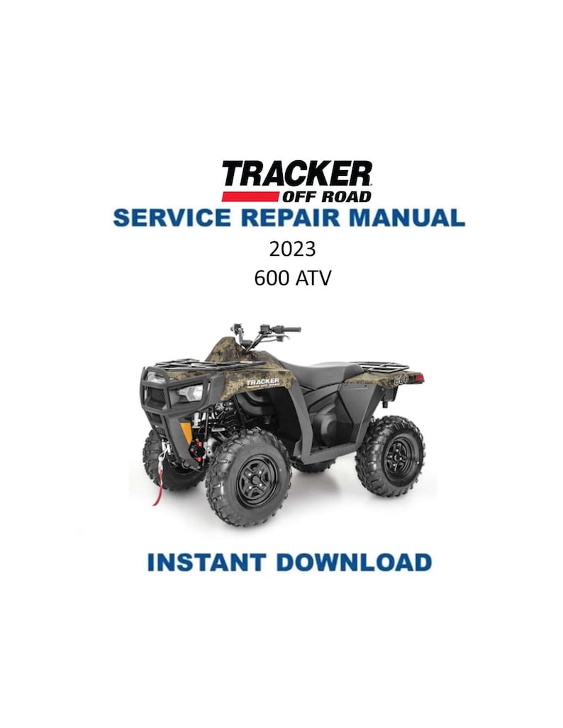 Tracker Offroad 600 ATV Service Manual PDF service repair manual cover