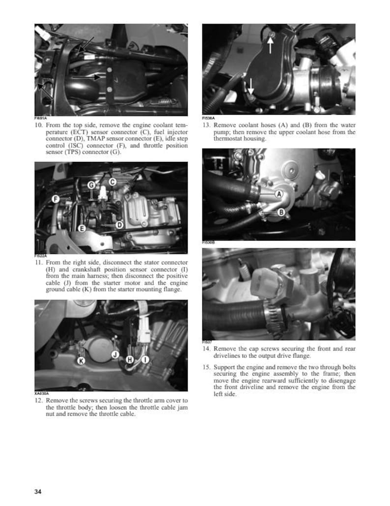 Tracker Offroad 450 ATV Service Manual service manual preview page 7