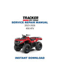 Tracker Offroad 450 ATV Service Manual PDF service repair manual cover