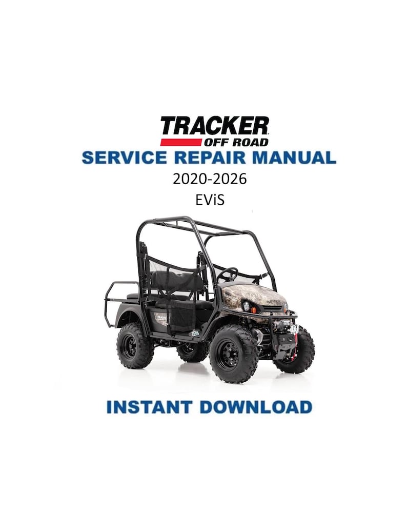 Tracker Offroad EViS Service Manual PDF service repair manual cover