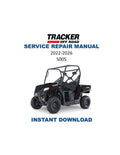 Tracker Offroad 500 S UTV Service Manual PDF service repair manual cover