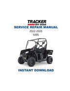 Tracker Offroad 500 S UTV Service Manual PDF service repair manual cover