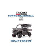 Tracker Offroad 800 SX UTV Service Manual PDF service repair manual cover