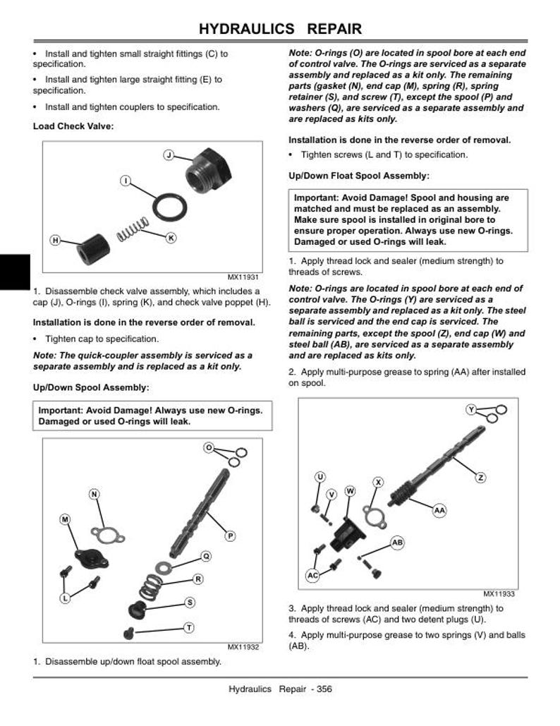 John Deere X700 X720 X724 X728 Tractor Service Manual service manual preview page 7