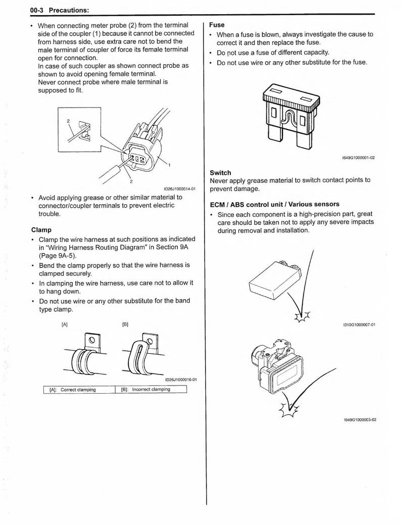 Suzuki Burgman 650 AN650 Service Manual service manual preview page 6