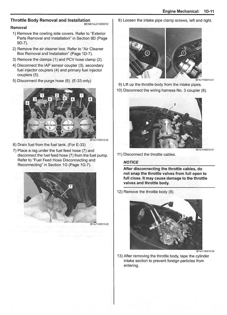 Suzuki GSX-R600 Service Manual service manual preview page 3
