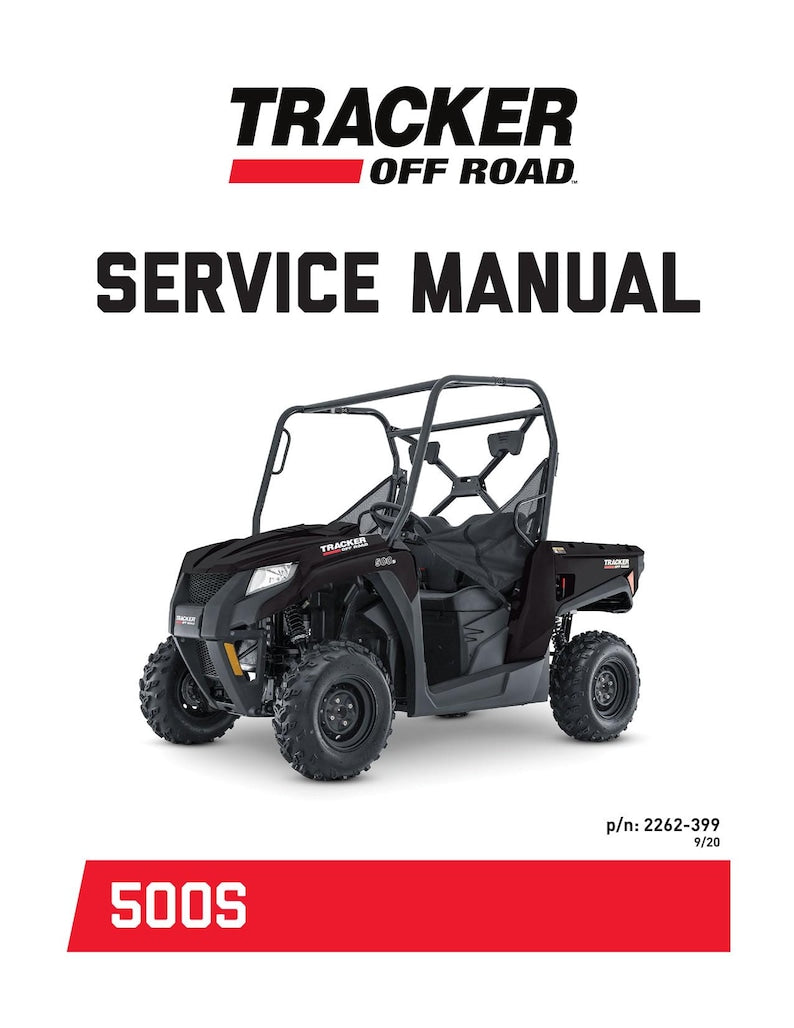 Tracker Off Road 500S Service Manual service manual preview page 2